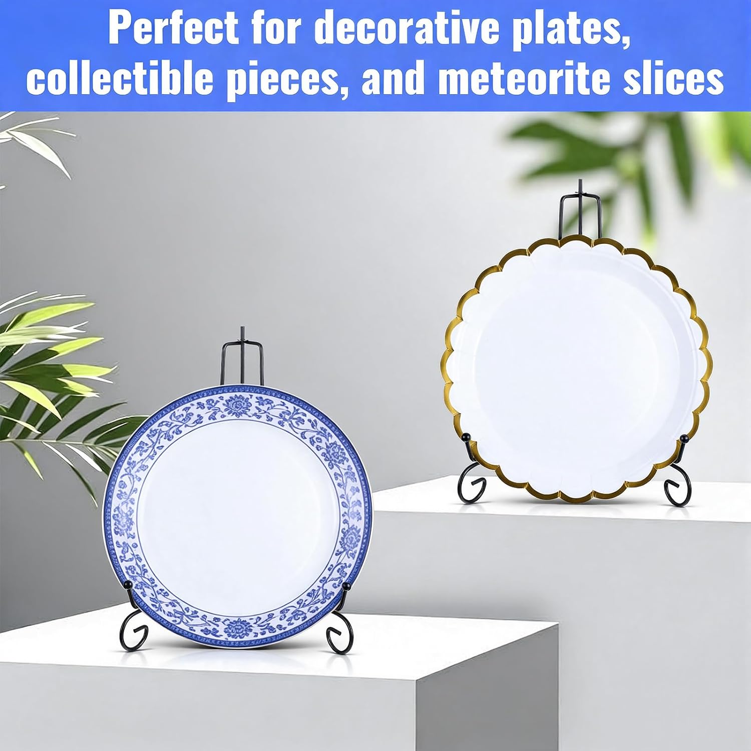 Iron Plate Holders / Black / Set of 12