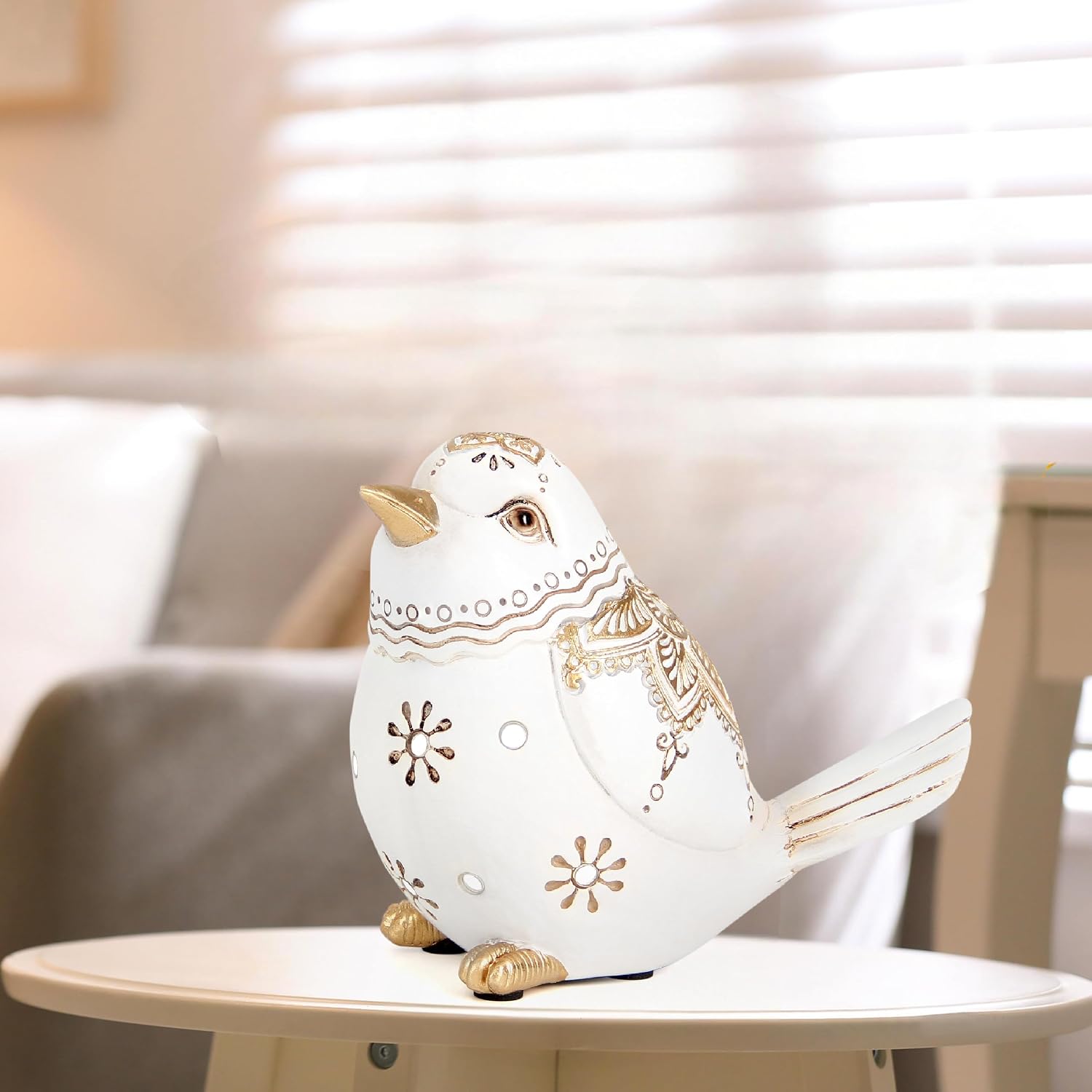 Bird Statue / White