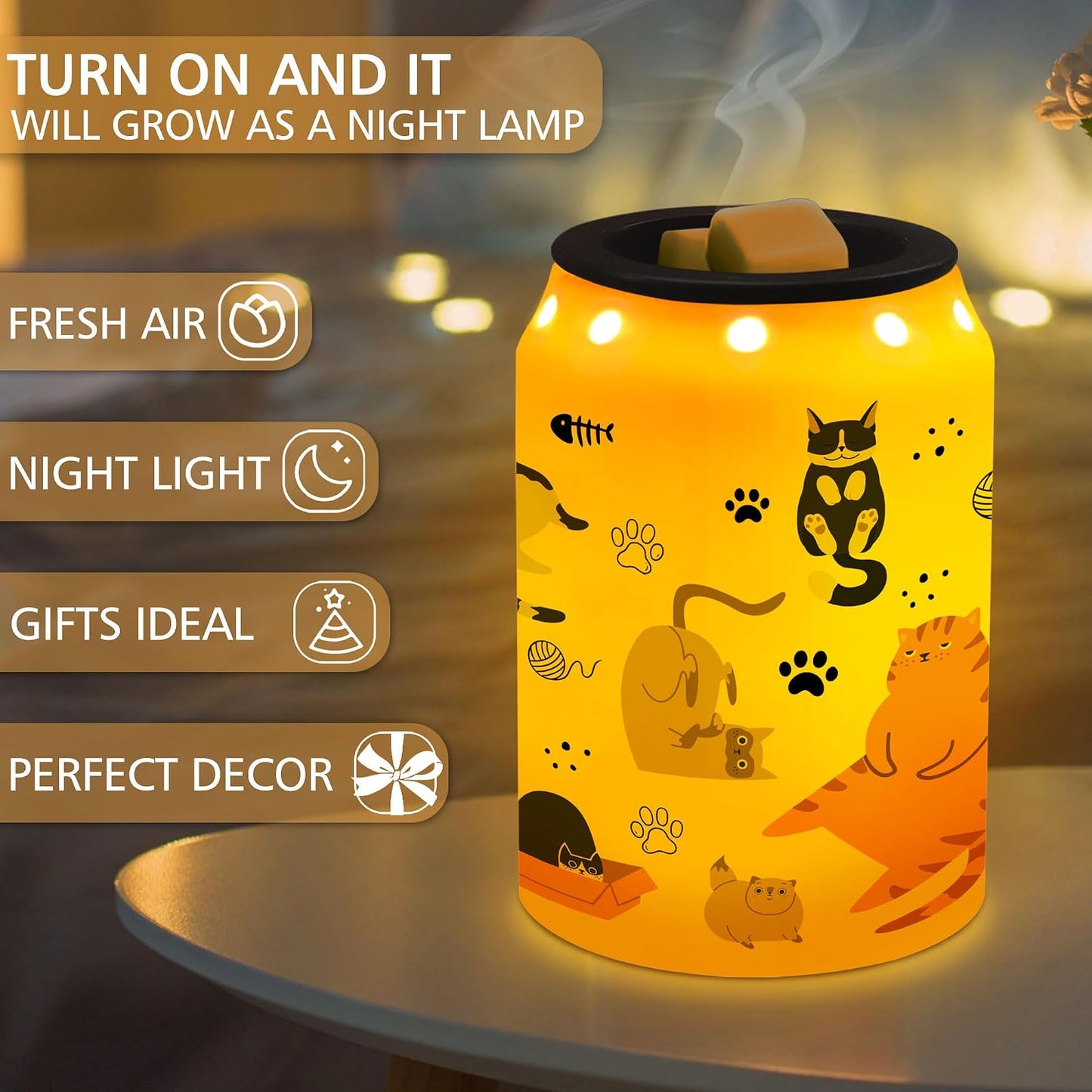 Funny Electric Ceramic Wax Melt Warmer / Cat