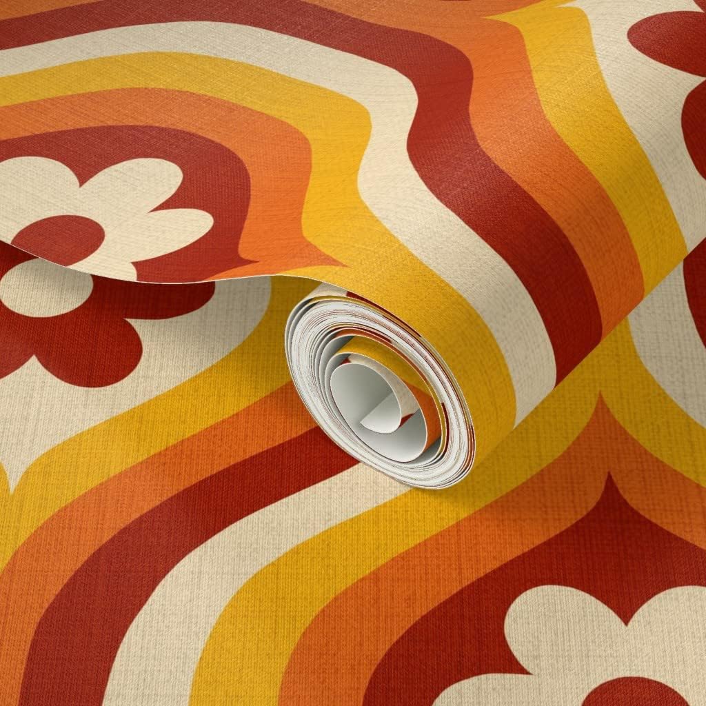 Peel & Stick Wallpaper Swatch / 24 x 12 / Yellow