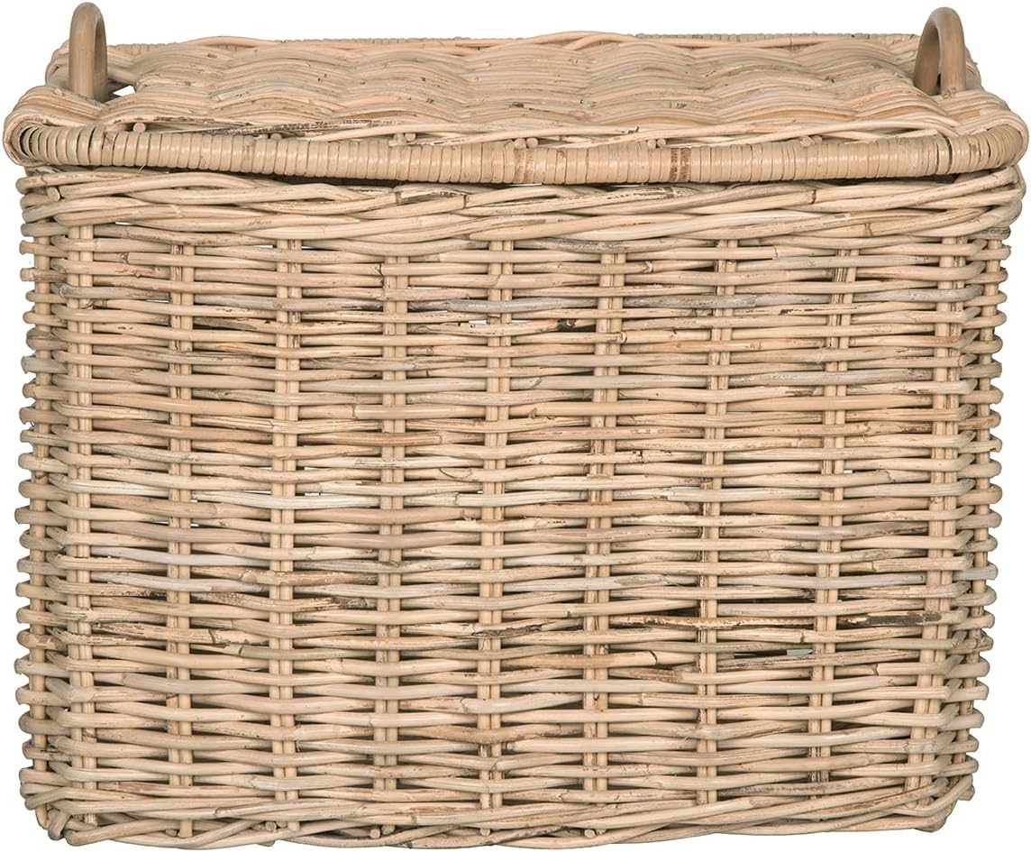 Wicker Basket / Rattan Core Rectangular Storage Basket