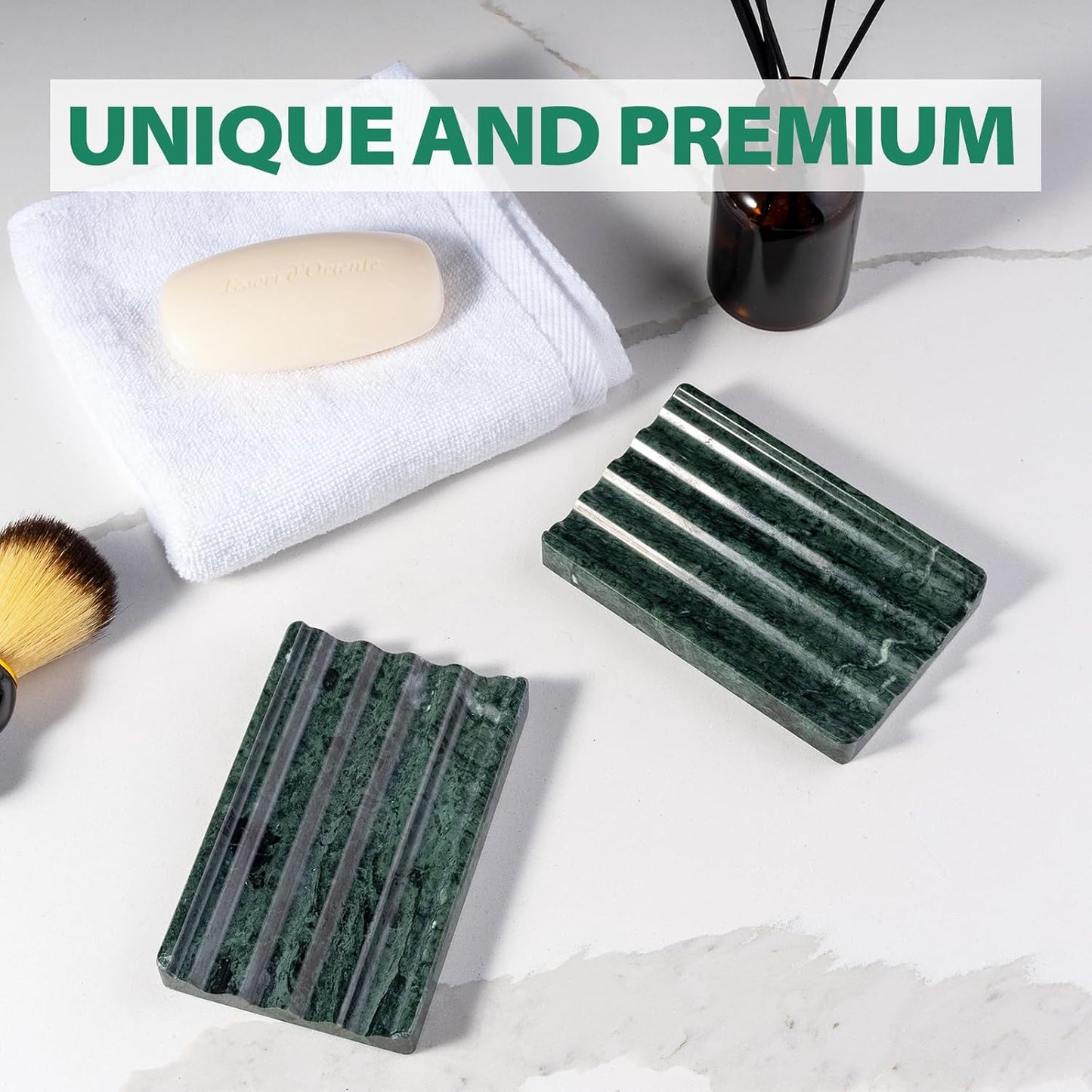 Soap Holder / Green Bar Soaps Holder / Indian Green