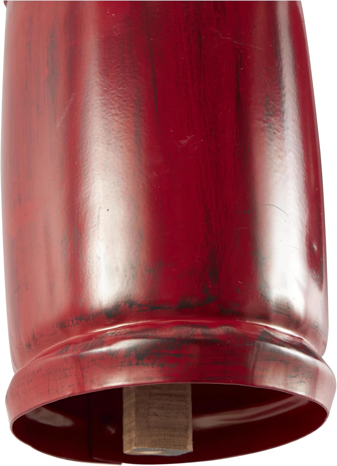 Deco 79 Metal Cow Bells, Meditation Bell, Set of 3, 10", 7", 5"H, Red | Indoor metal art Tibetan inspired decorative