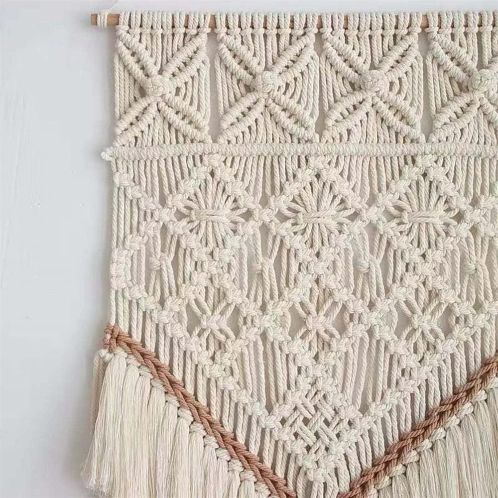 Hanging Macrame Tapestry Dream Catchers Hand Woven Tapestries Boho Wall Art Decor Home / 30"L x 18"W