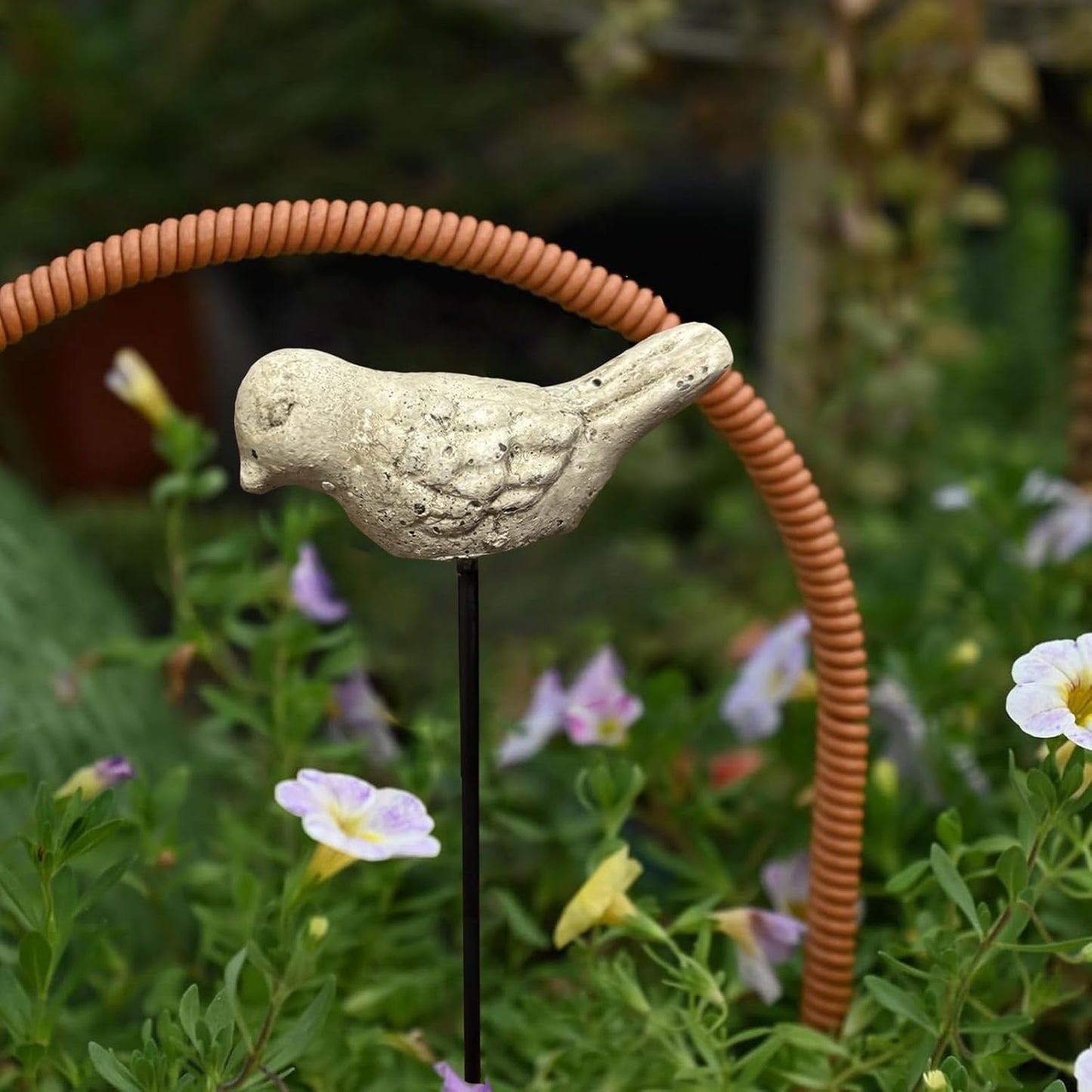 Miniature Bird Decorative Stakes Mini Bird Picks Figures Fairy Garden Accessories / Set of 2