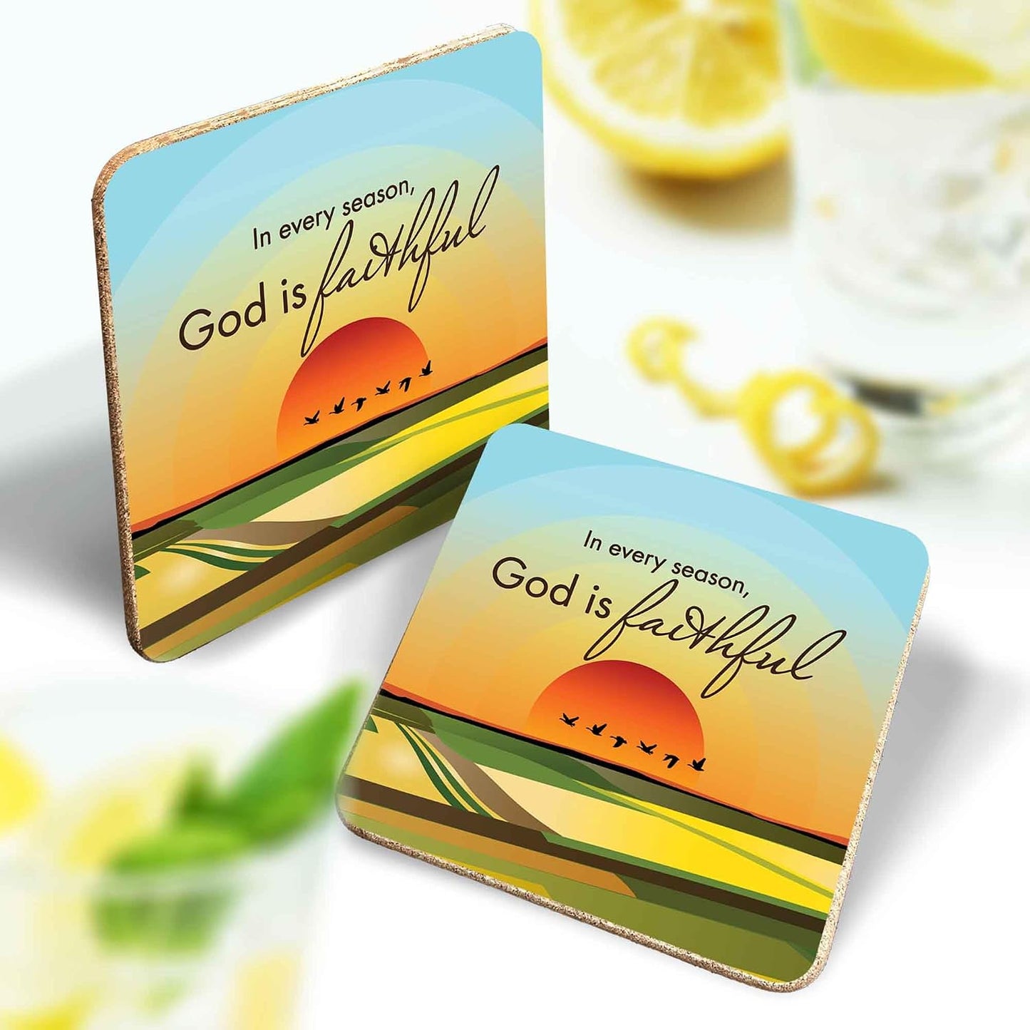 Bible Verses or Inspirational / Multicolored / C472 / Set of 12