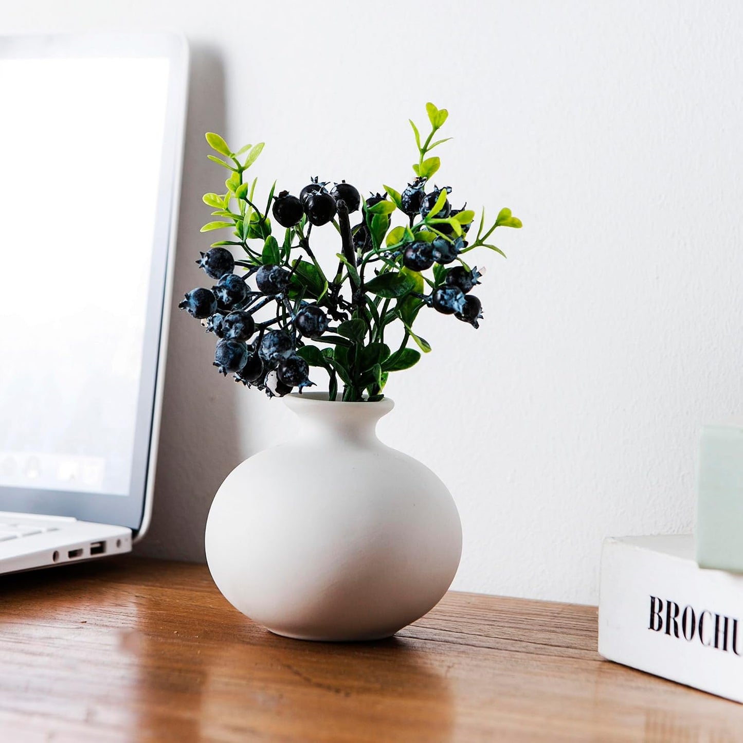 Ceramic Small Vase / White / Set of 5