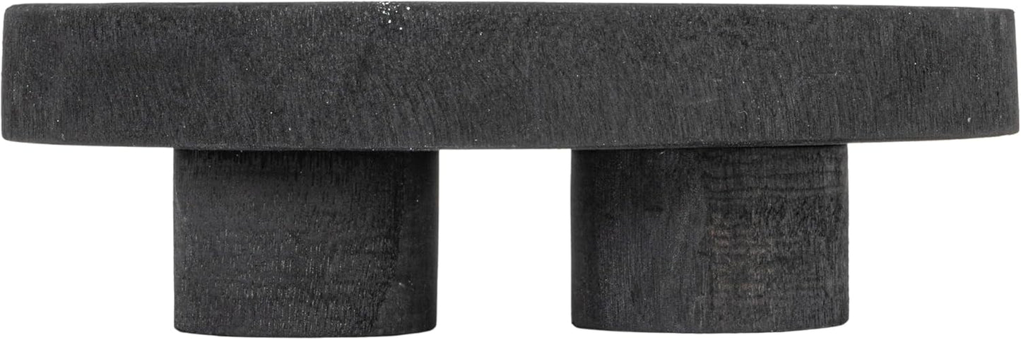 Paulownia Wood Pedestal Tray
