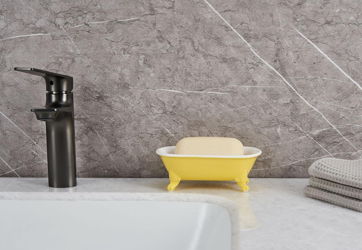 Kitchen Sponge Holder and Shower Tray / Yellow