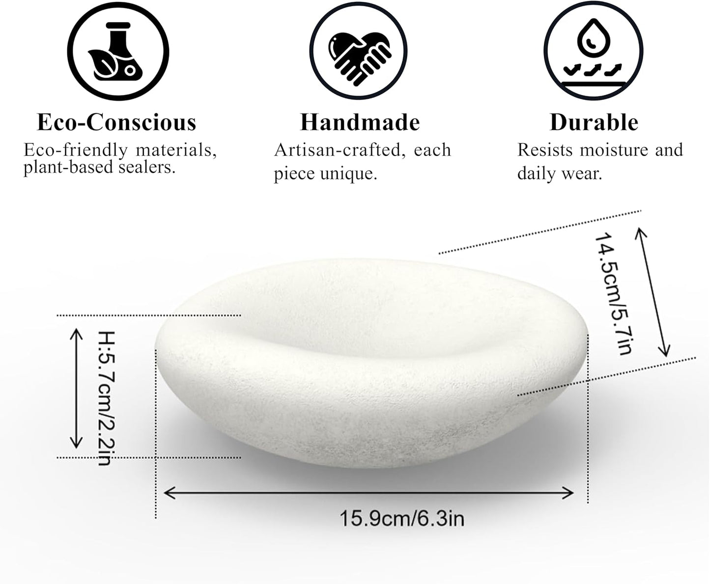 Concretes Jewelry Tray / 6.3 Inch