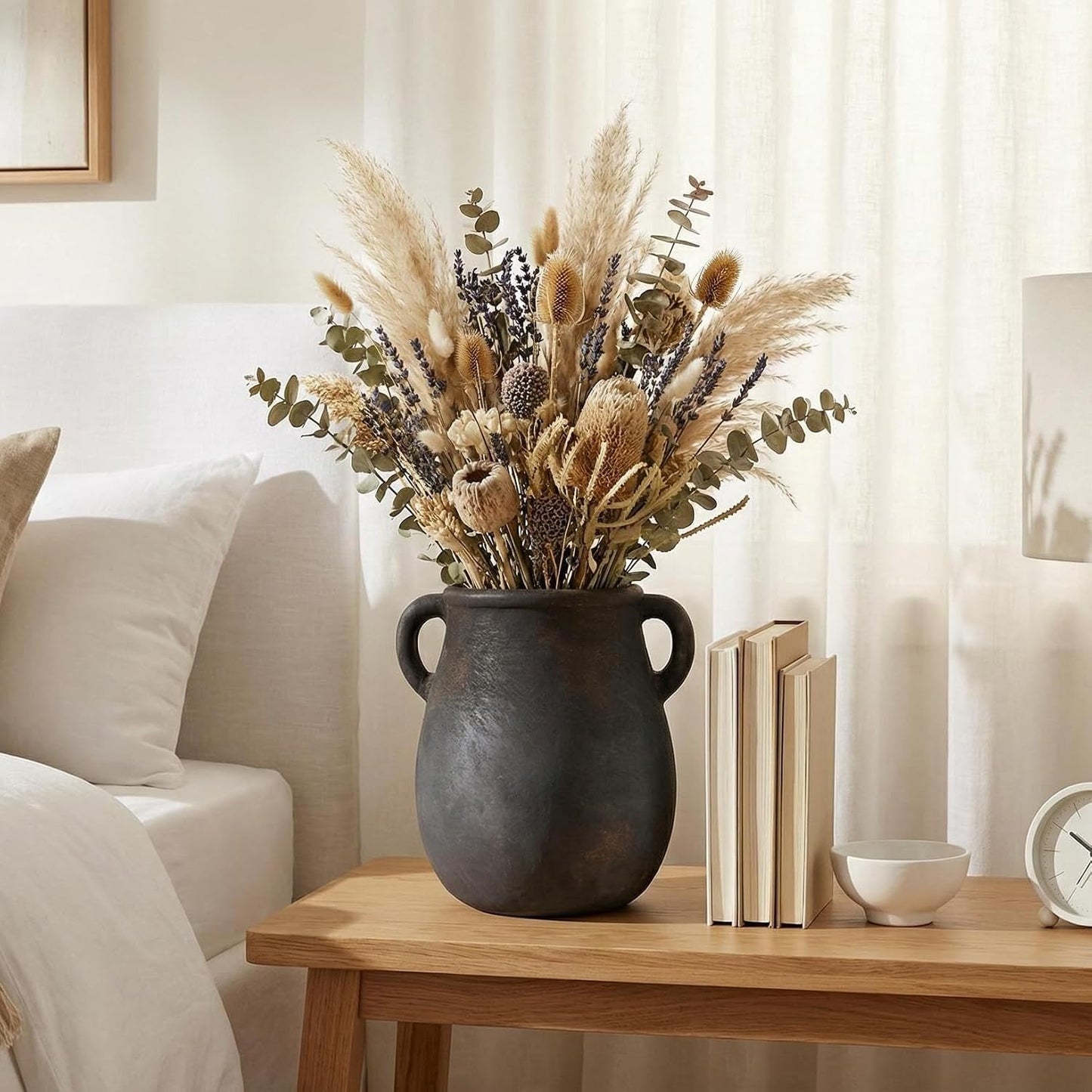 Rustic Farmhouse Vase / 002-bronze / 7.9 Inch