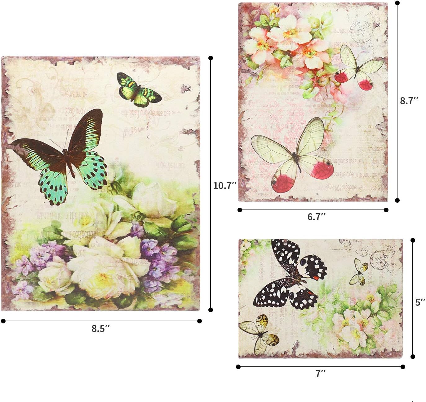 Magnetic cover / Butterfly / Set of 3