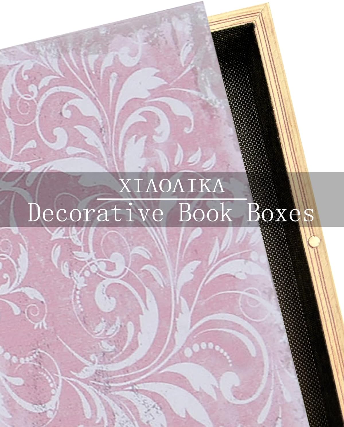 Wooden Book Box / 3 x Spring Flowers / Set of 3
