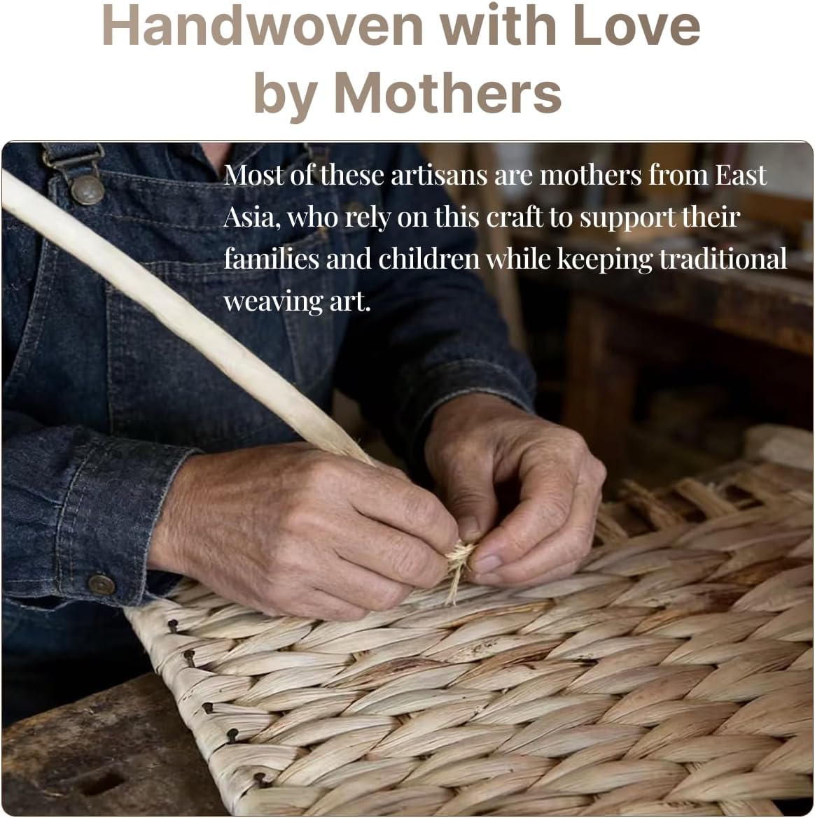 Scalloped Edge Wicker Basket