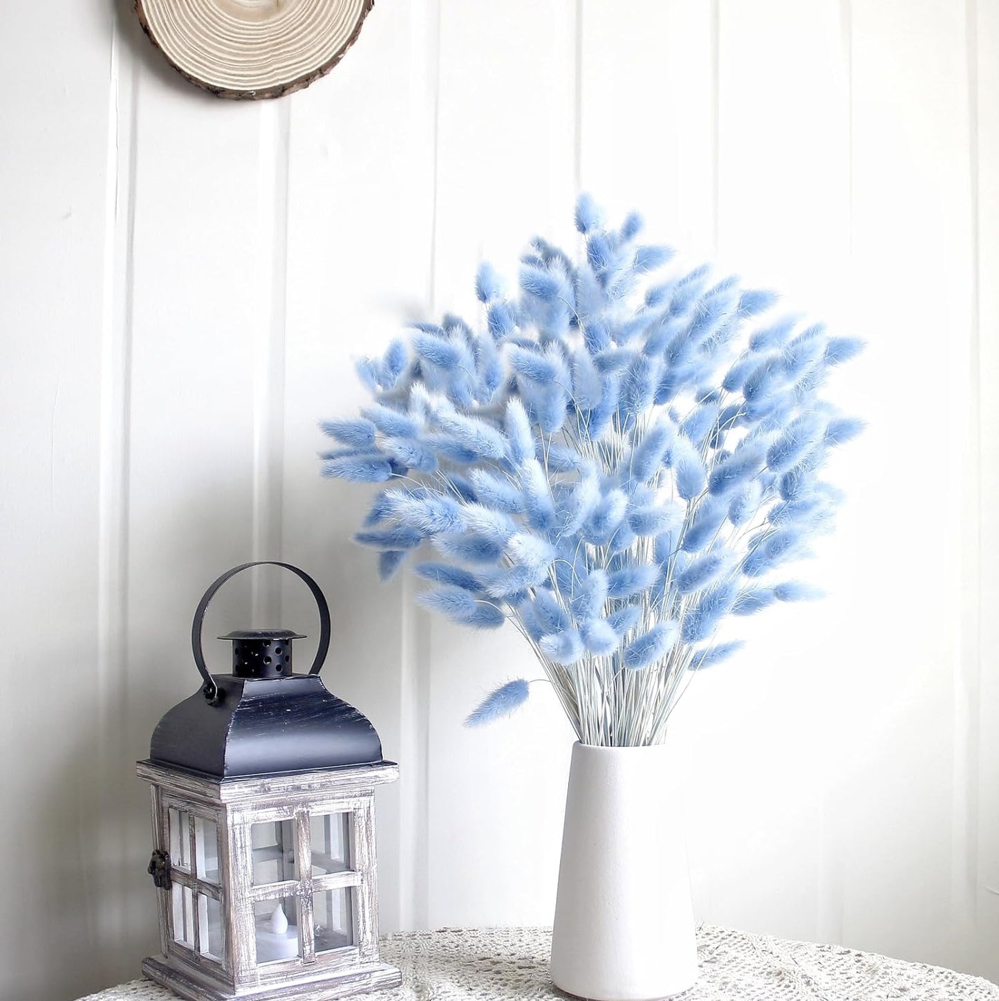 Dry Flowers for Decoration / Blue / Set of 120