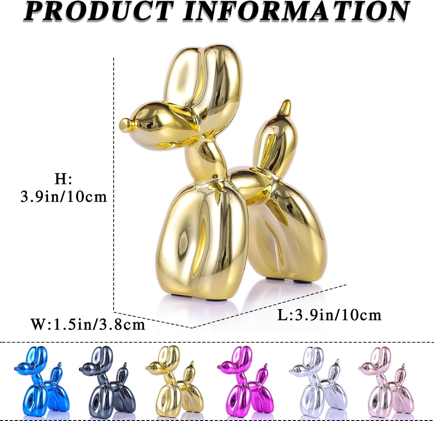 Statue Home Decors / Gold / 3.9*3.9*1.5inch