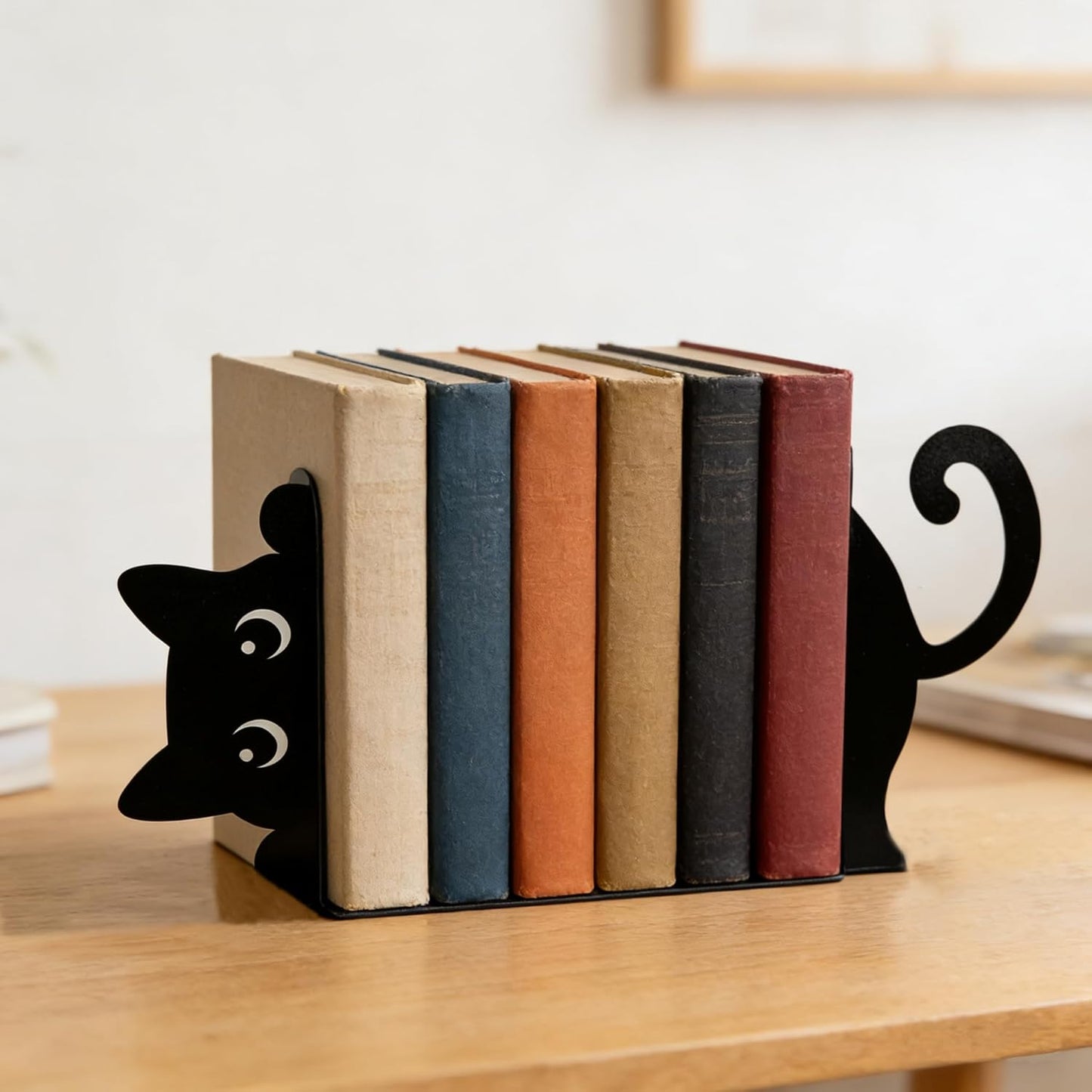 Metal Bookends / Funny Bookends / Peeping Cat