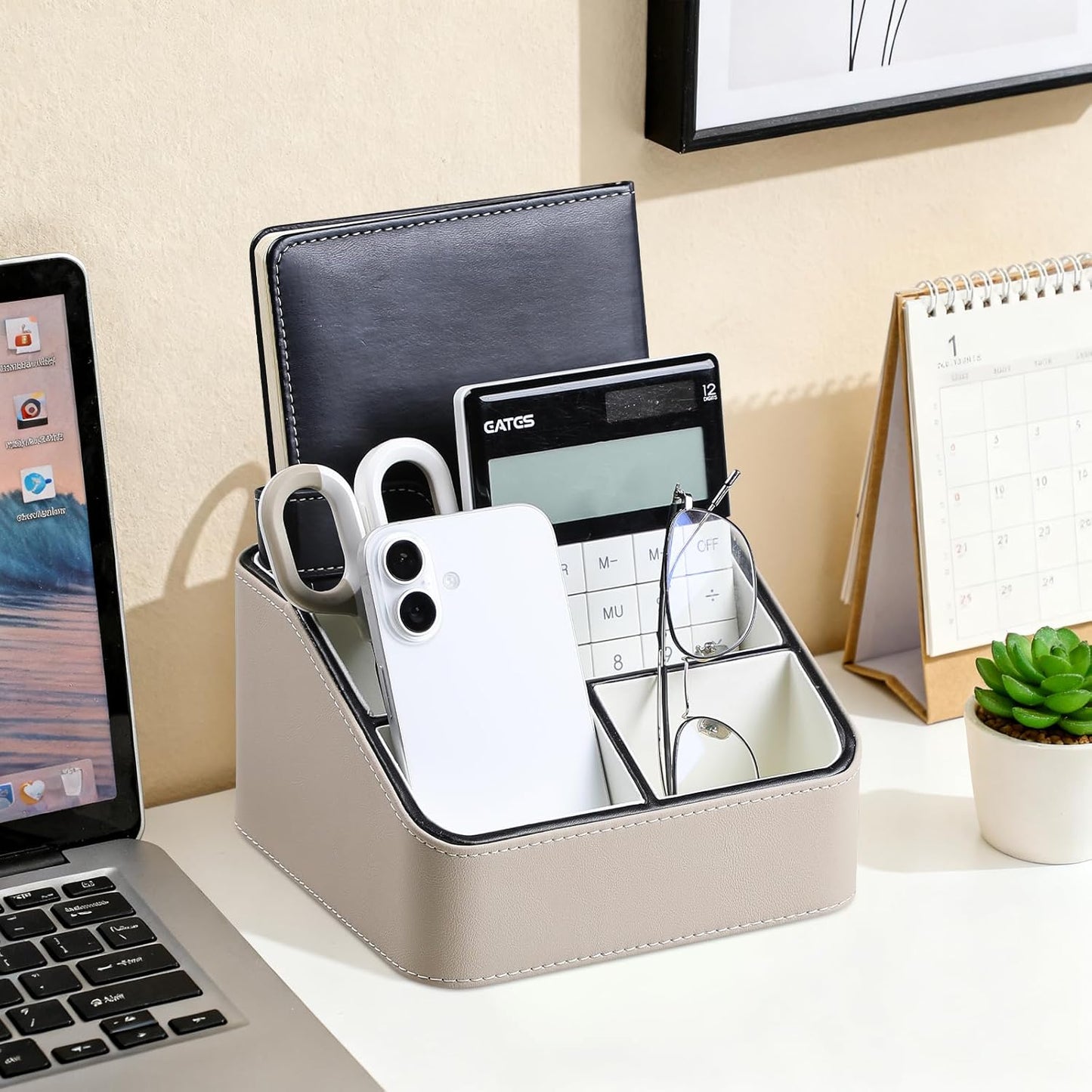 Remote Control Holder / Beige