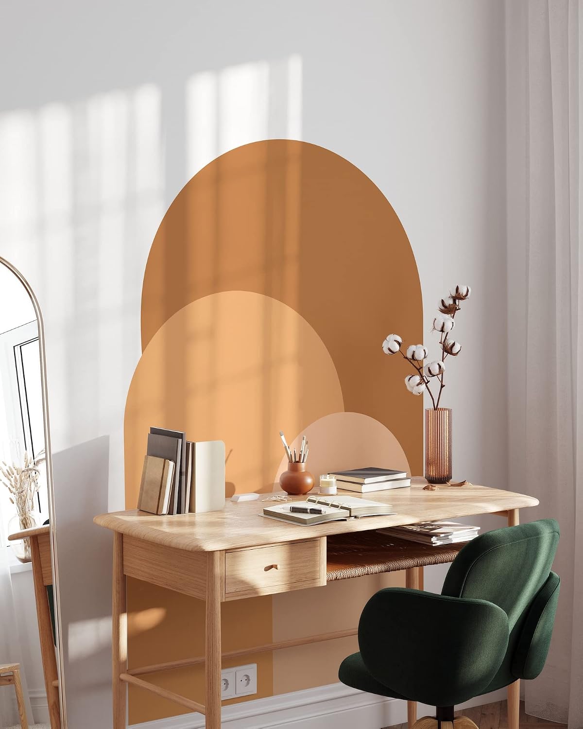 Modern Arch Wall Decal / 48"W x 72"H