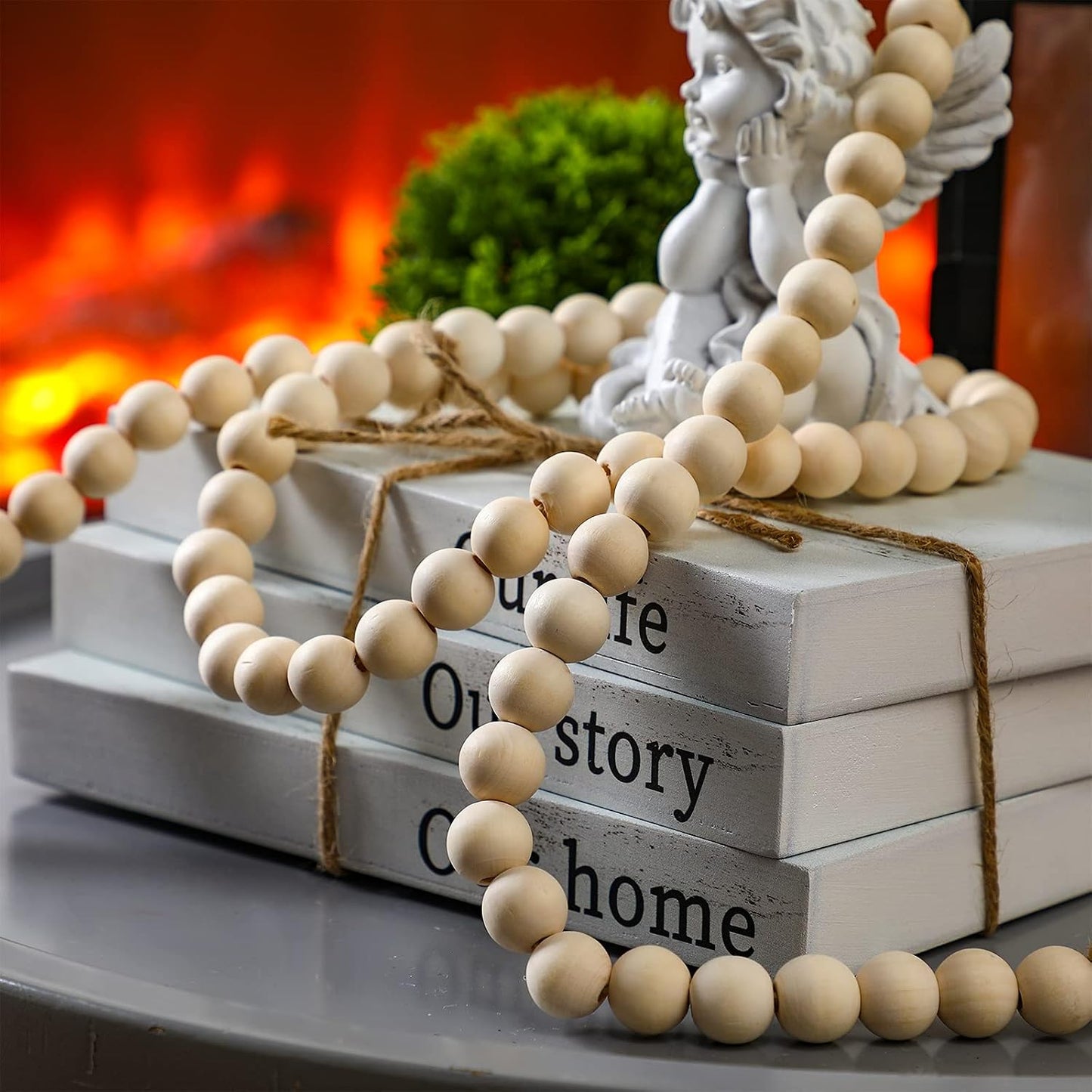 Decorative Books / Our Life, Our Story, Our Home / White / Set of 3