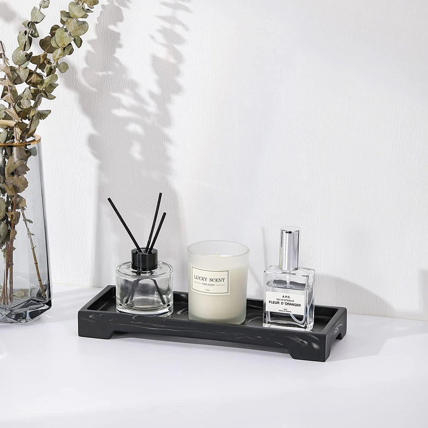 Resin Vanity Tray / A - Ink / Small / 11 x 4