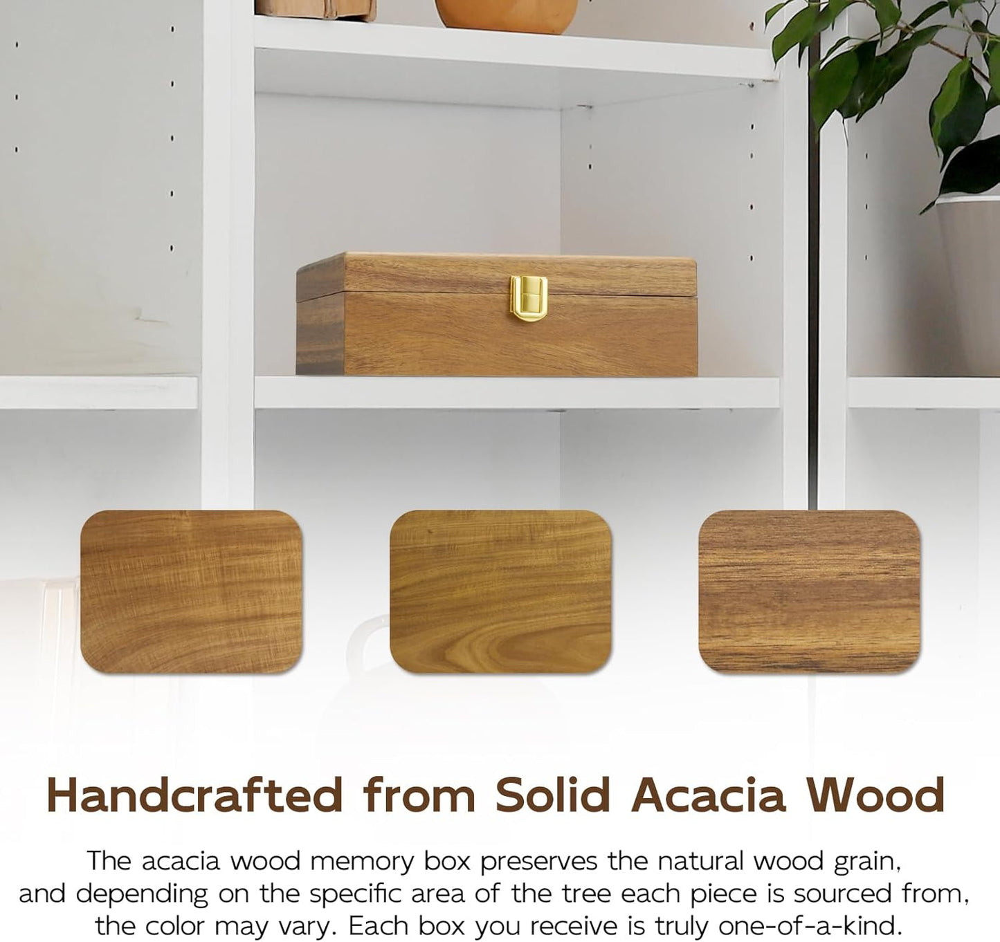 Keepsake Boxes / Wooden Gift Box / Acacia / Small