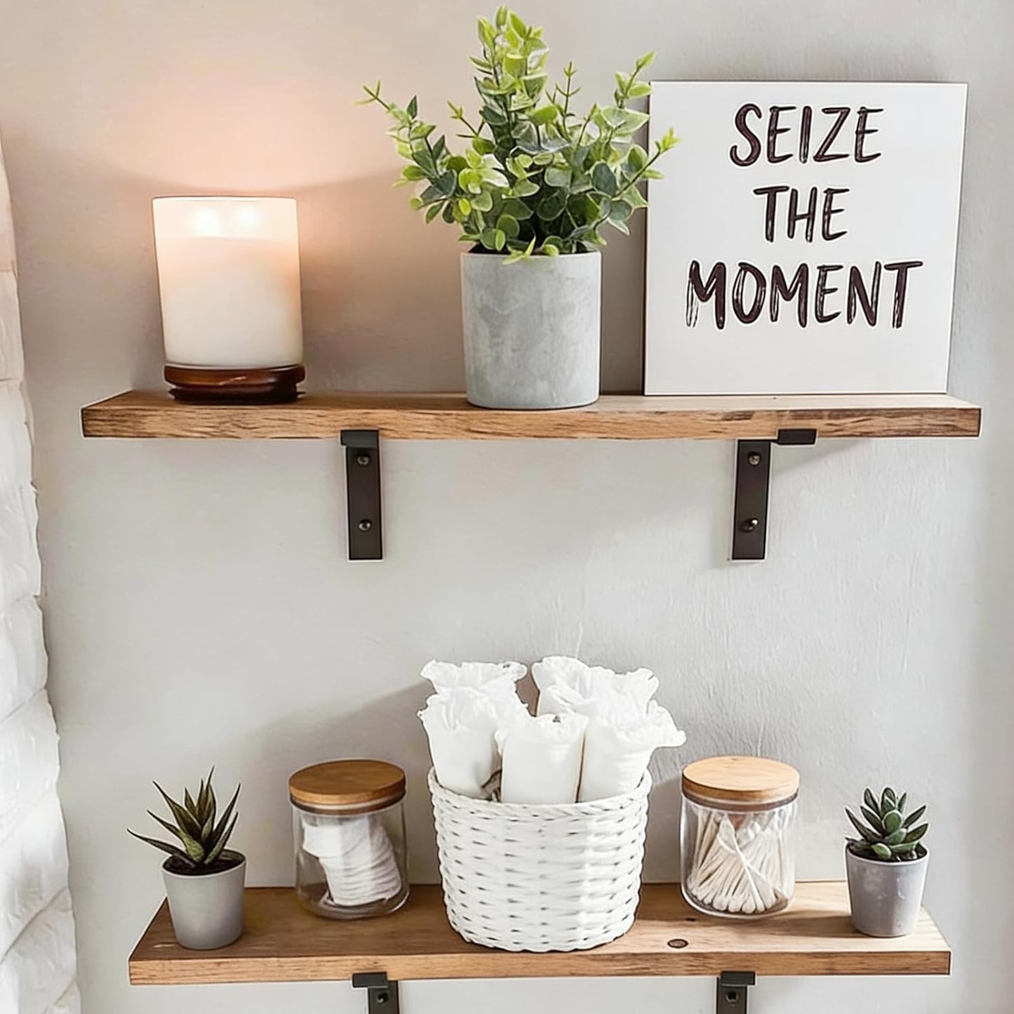 Small Eucalyptus Artificial Plants Indoor Greenery / Set of 3