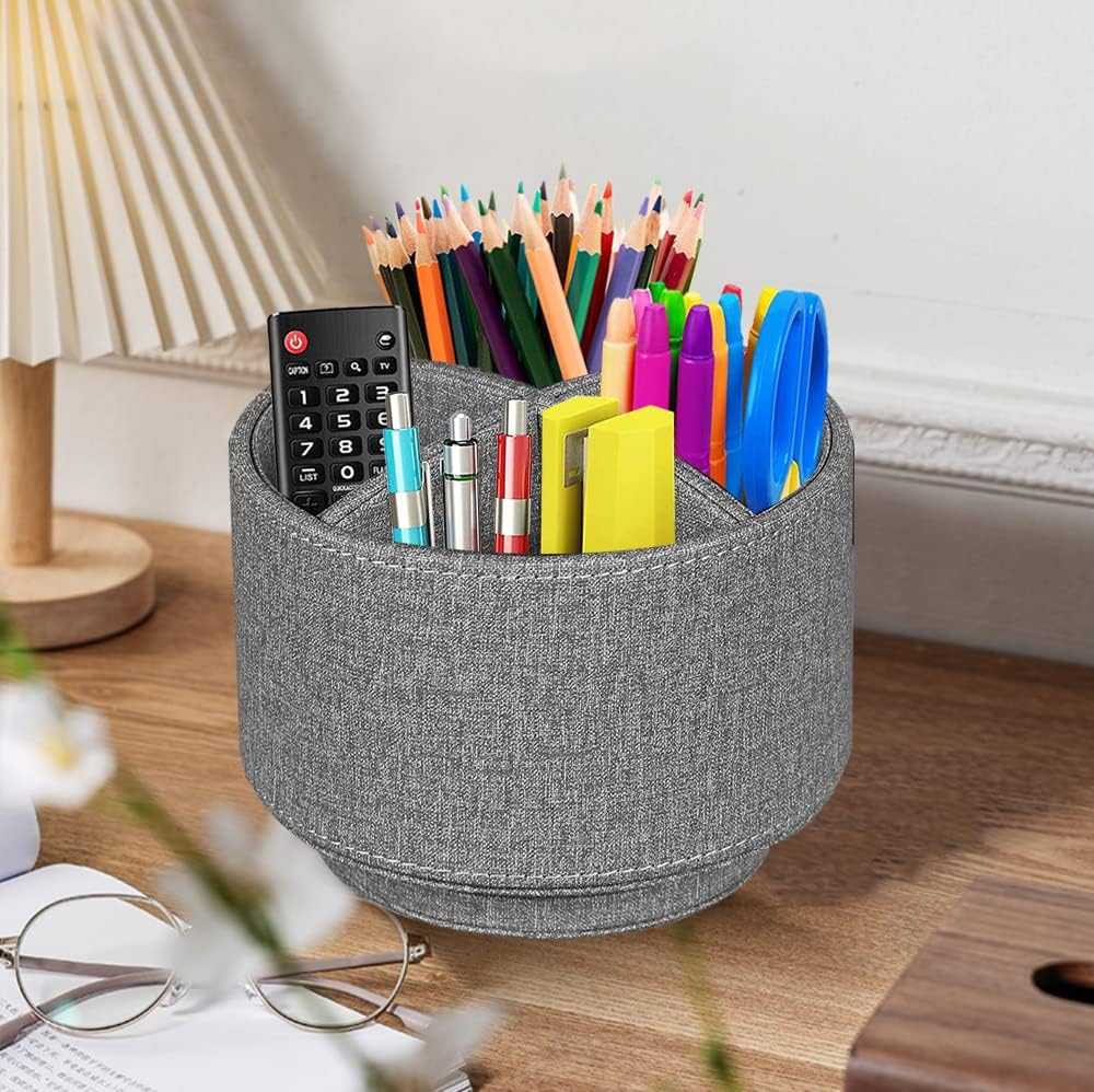360 Swivel TV Remote Control Holder / Grey