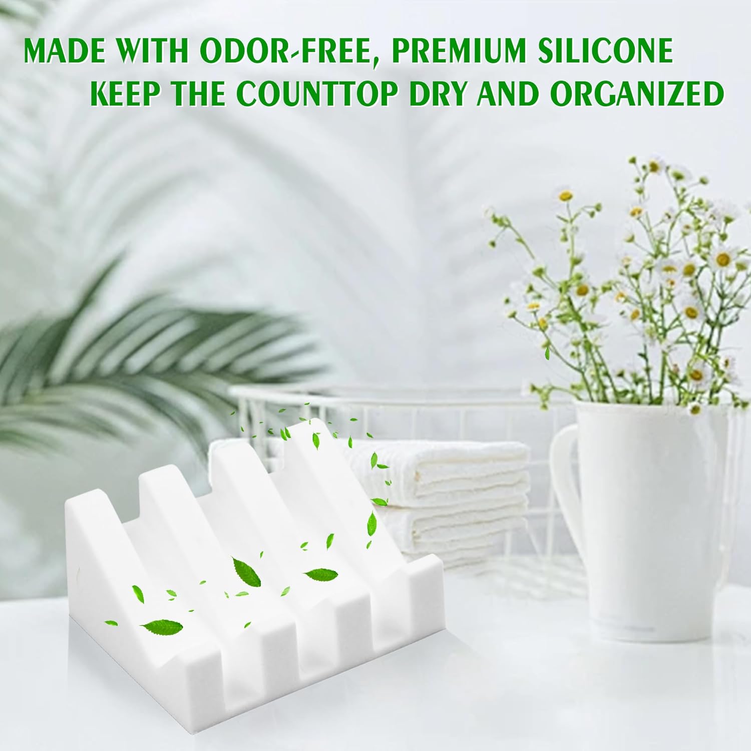 Soap Dish Holder for Shower / White