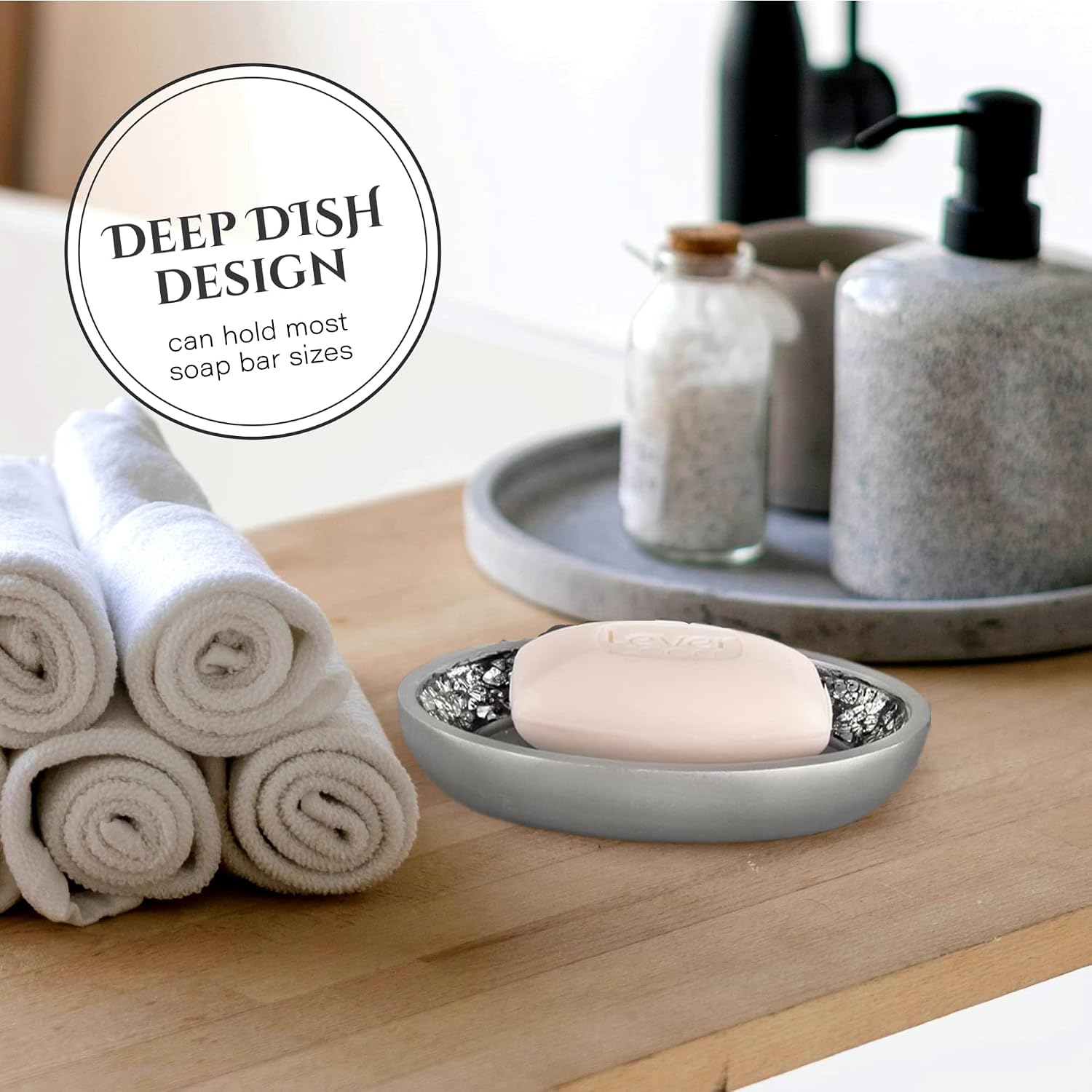 Decorative Dry Bar Soap Holder / Soap Dish