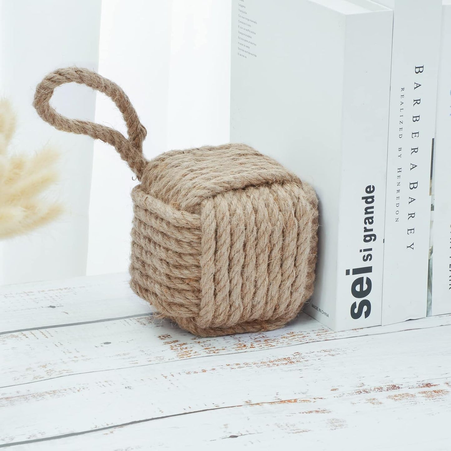 Jute Weighted Interior Doorstop / Jute Knot 5