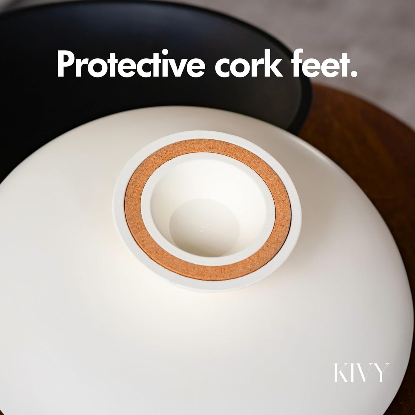 Modern Key Bowl for Entryway / Black / Pedestal