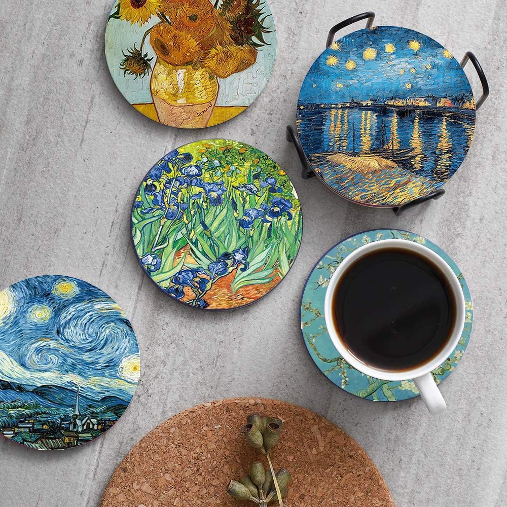 Storage Rack 8-Piece Set / Van Gogh / 4 Inch