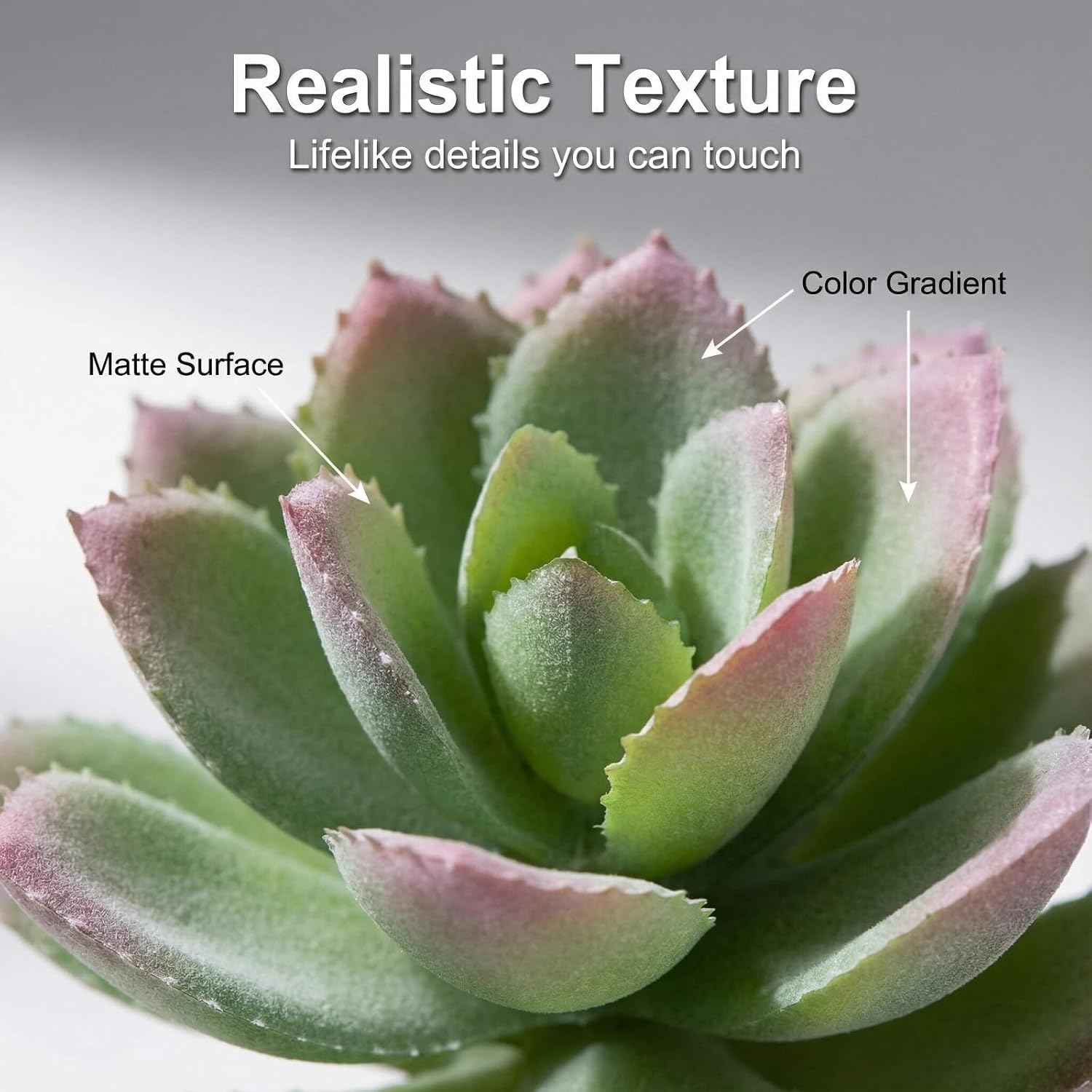 Artificial Succulent Plants / Style A16 / Set of 16
