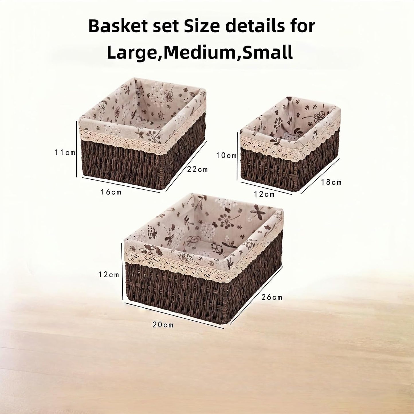 Wicker Woven Baskets / Coffee
