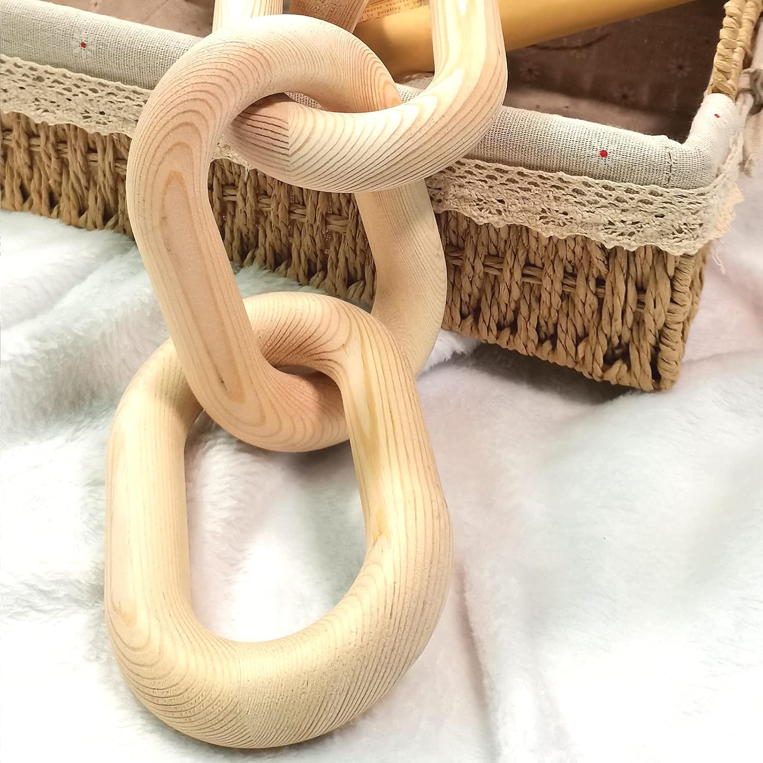 Wood Chain Link Decor