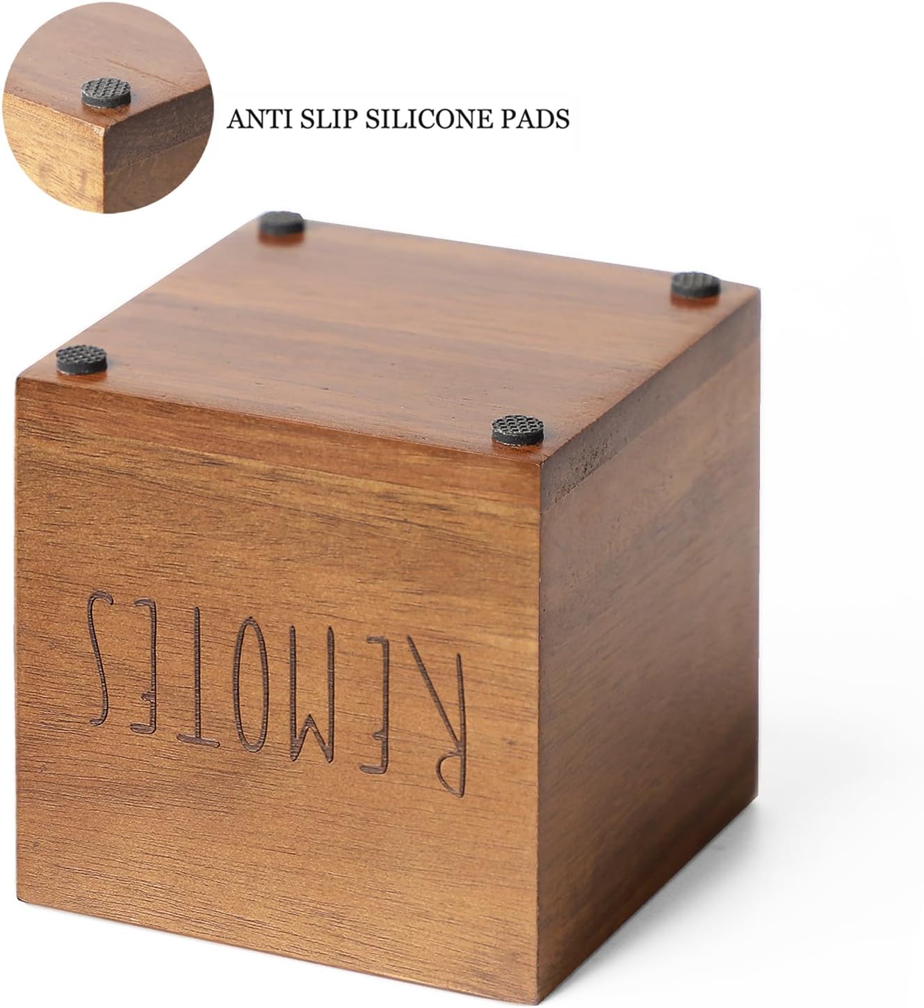 TV Remote Holder / Brown / S,for 2 or 3 Remote Controls