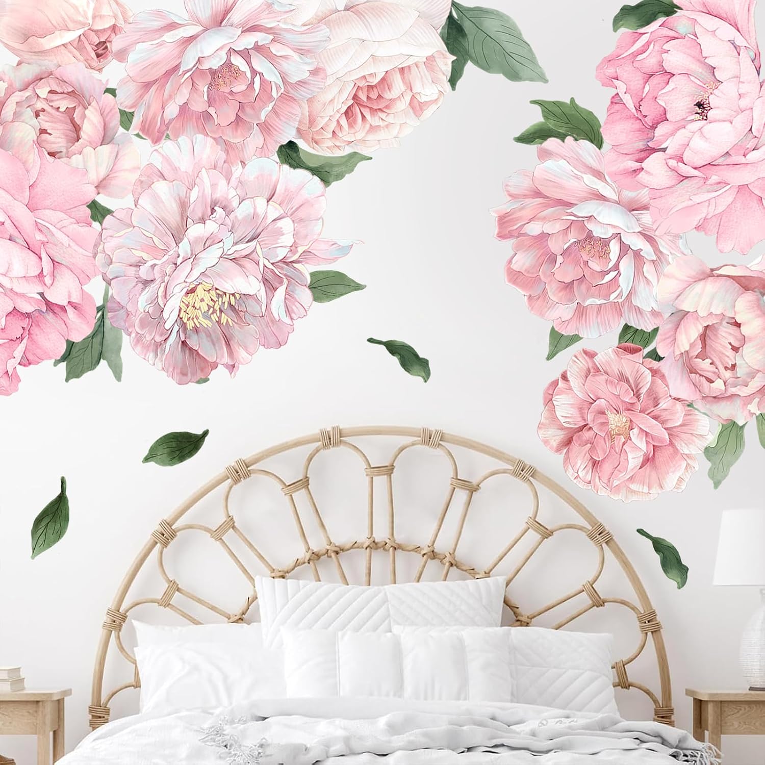 Large Peony Wall Decals / Ap-wd214 / Pink