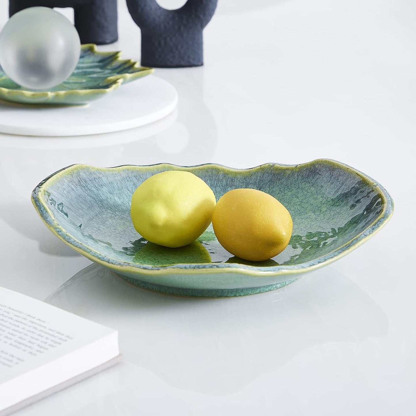 Modern Coffee Table Decor / Green
