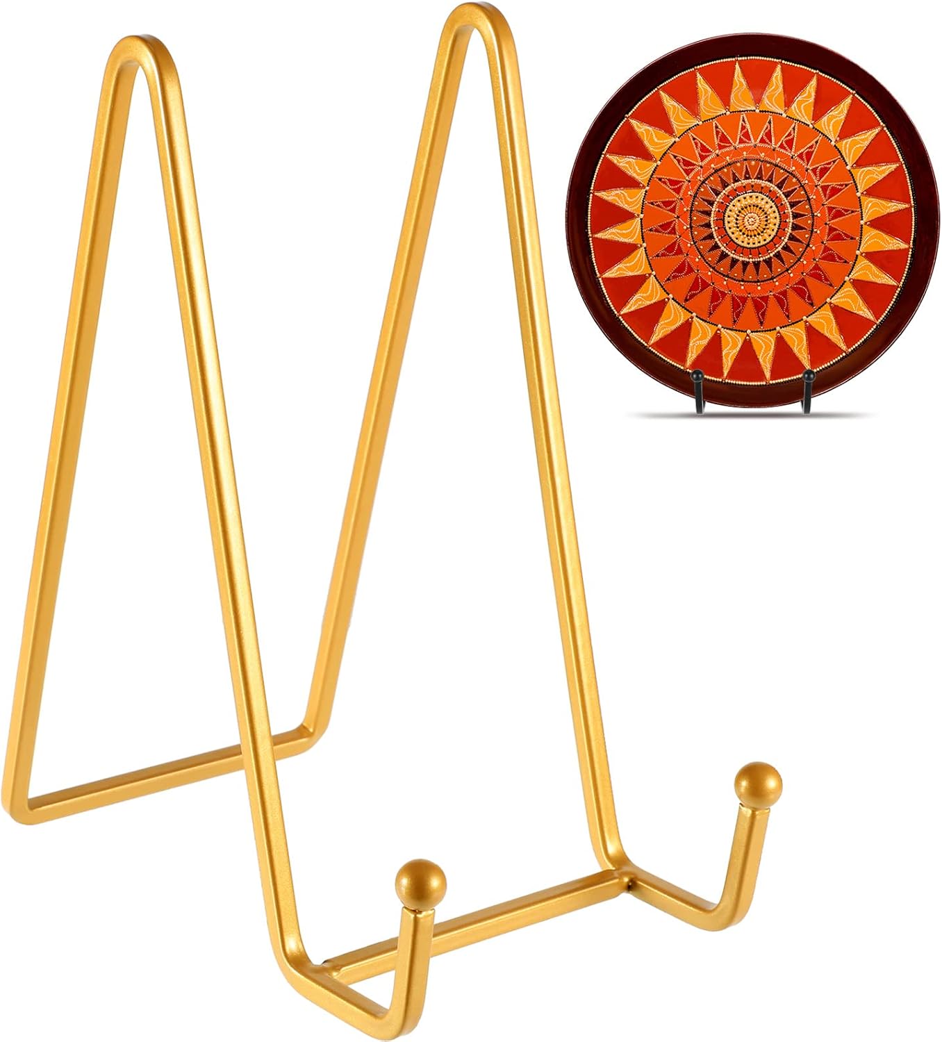 Plate Stands for Display Plate Holder Display Stands Picture Frame Stand Holder / 6 Inch / Set of 18