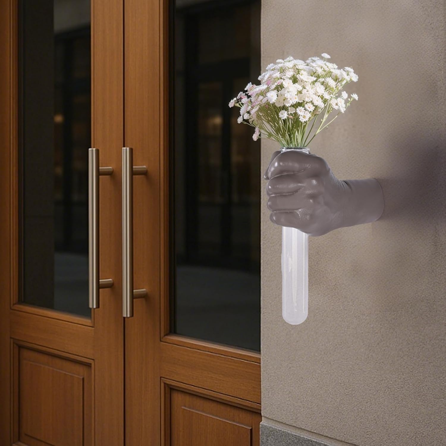 Funky Flower Vase / Beige