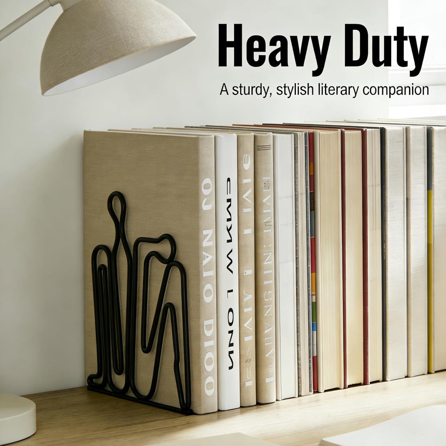 Metal Novelty Bookends / Heavy Duty Book