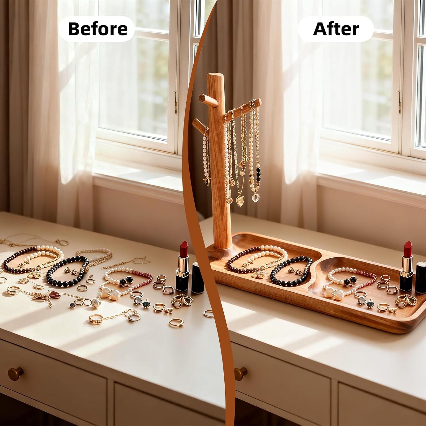 Wooden Catchall Organizer / Rectangle