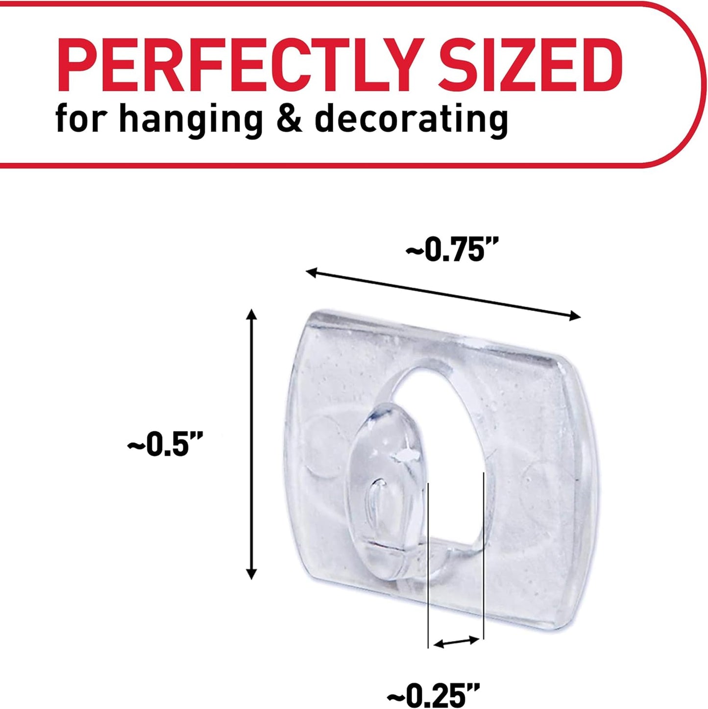 Indoor Mini Light Clips Value Pack / 45 Clips / Clear