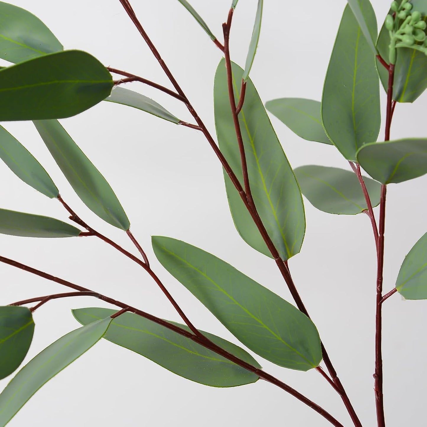 Real Touch Faux Greenery for Vase Decor / Green
