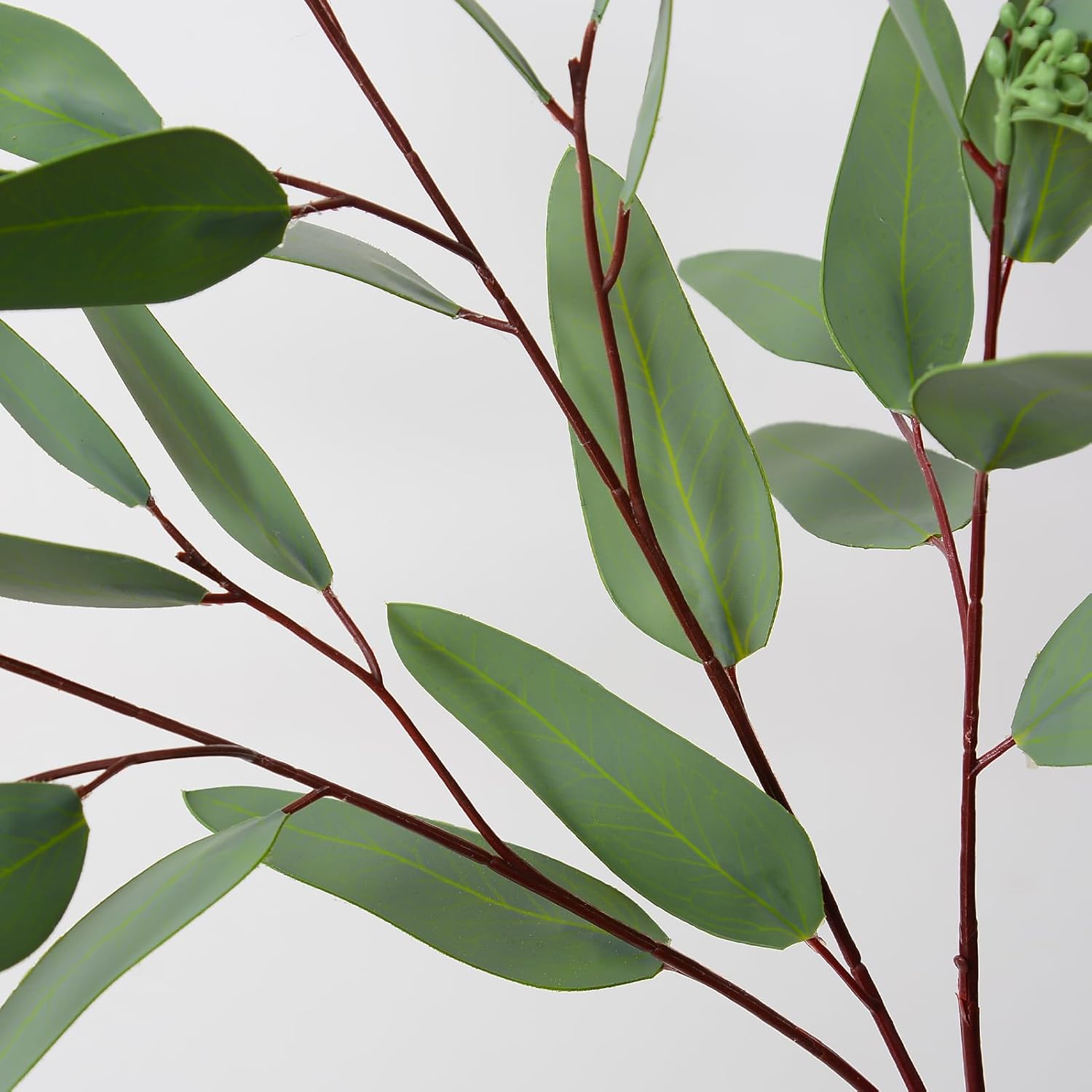 Real Touch Faux Greenery for Vase Decor / Green