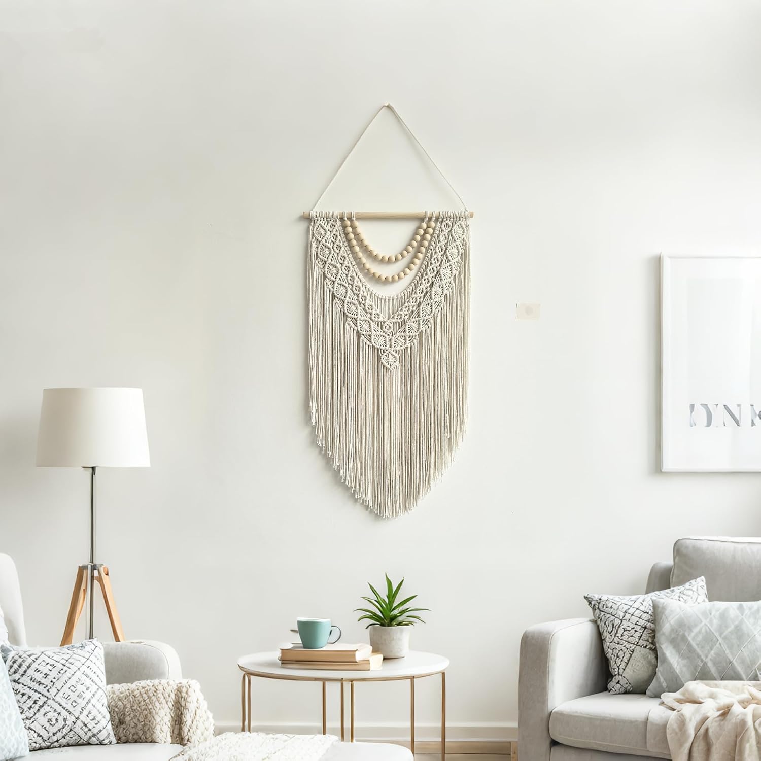 Wood Bead Wall Decor / Wood Bead-b