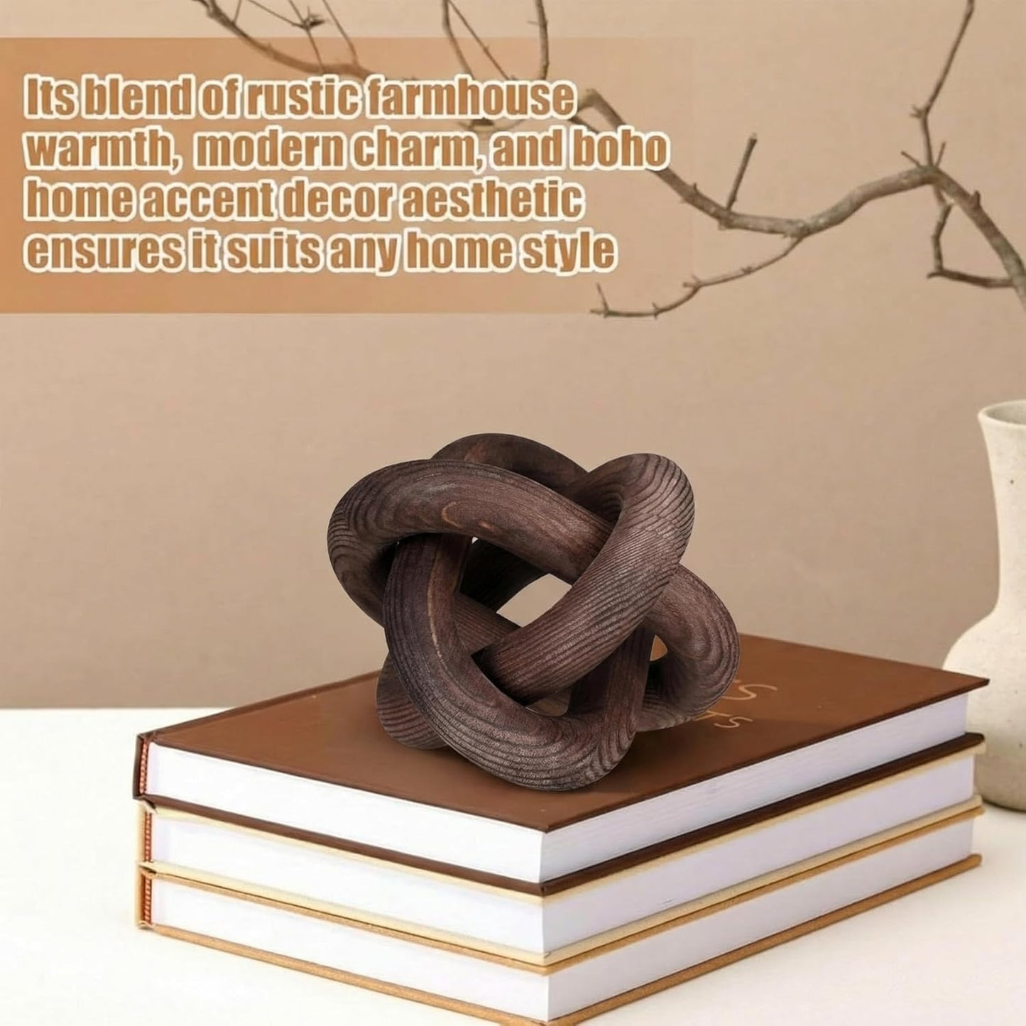 Boho Chain Link / Black Walnut