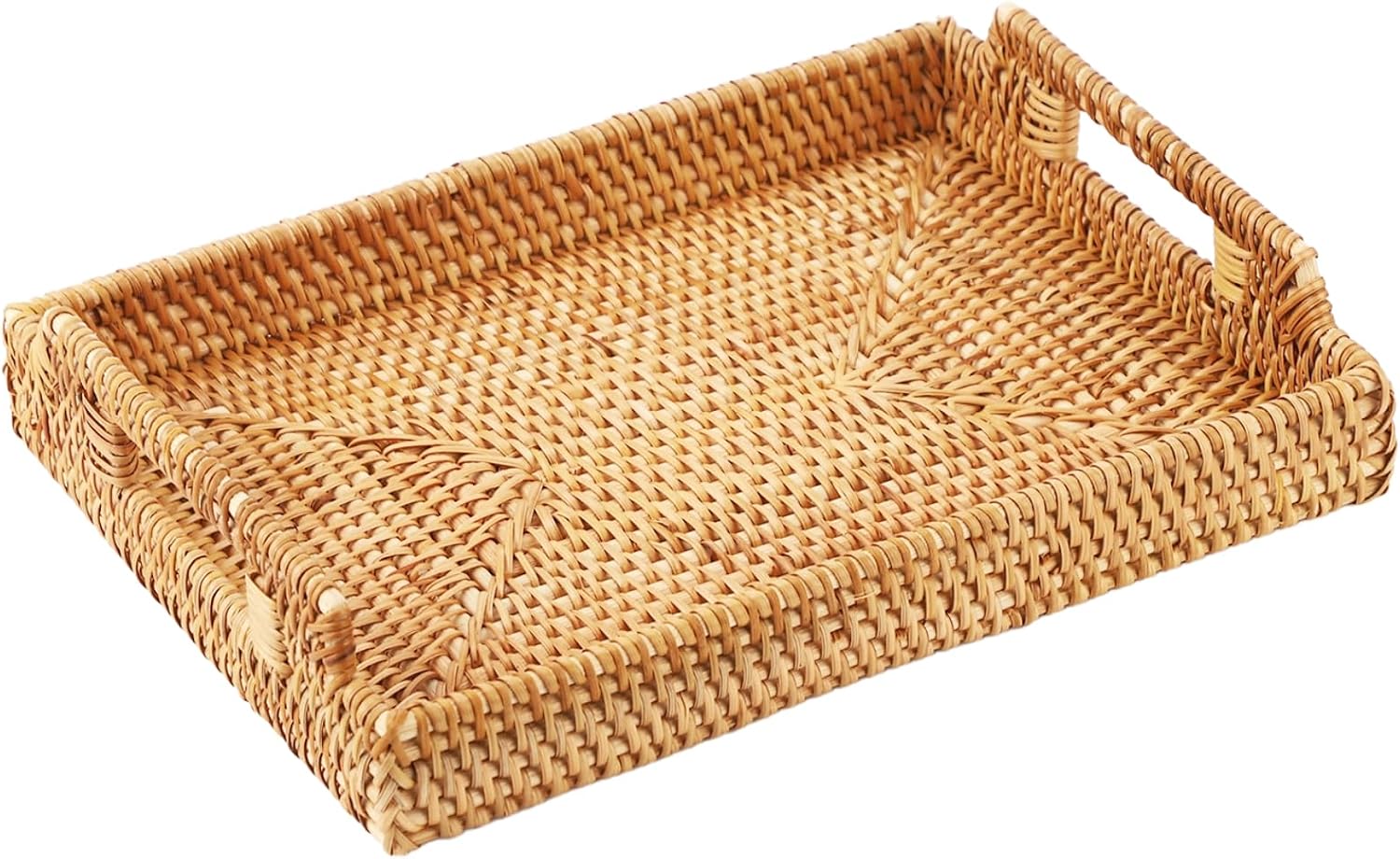Rattan Serving Tray / 13.4 x 9.4 x 1.7