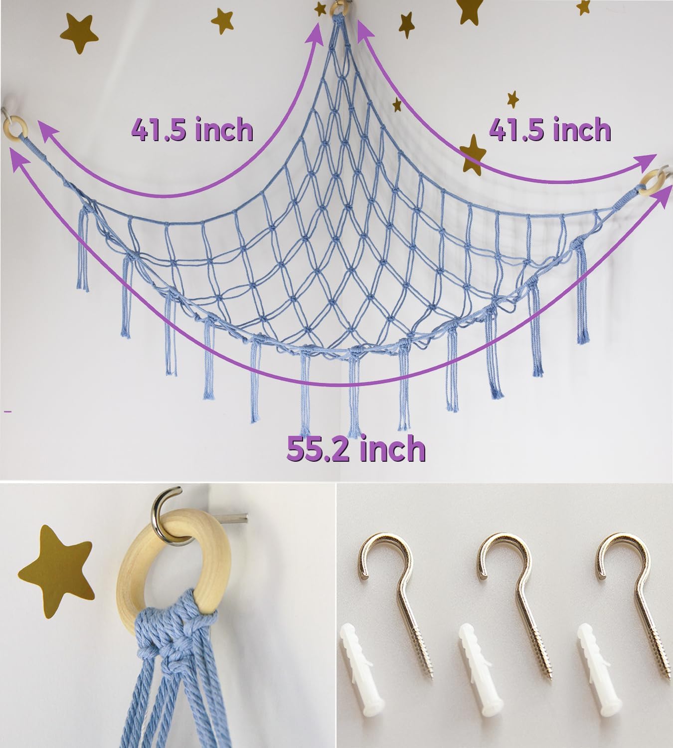 Plush Stitch Stuff Huggy / Standard / Babyblue / Blue